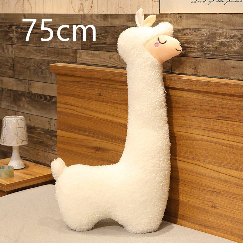 Alpaca plush toy pillow